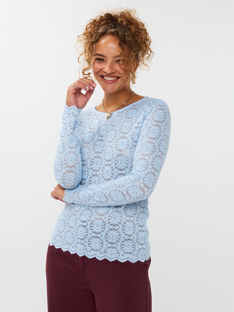 YDENCE Top || Loiza || Light Blue