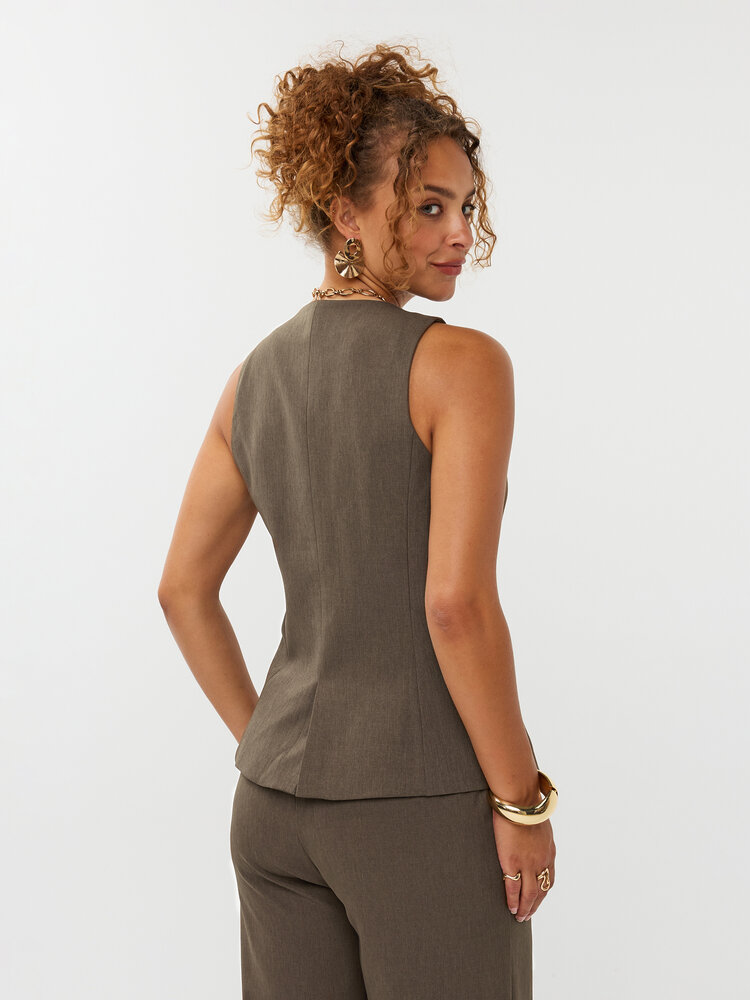 YDENCE Gilet || Mellie || Mud