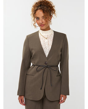 YDENCE Blazer || Lexie || Mud YDENCE Blazer || Lexie || Mud