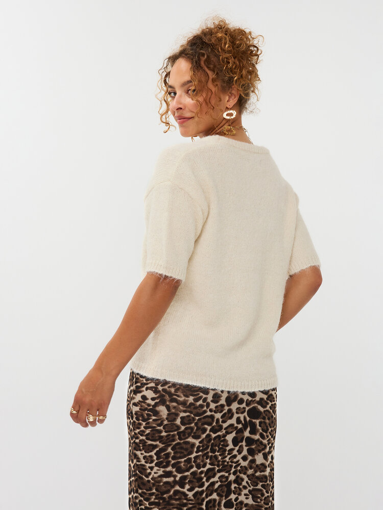 YDENCE Trui || Eddie || Ecru