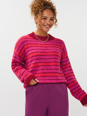 YDENCE Trui || Aria || Fuchsia + Red