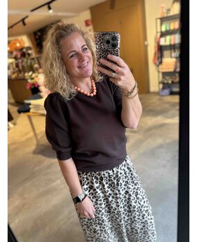 Sisterspoint Sweater || New Peva Puff || Deep Chocolate Sisterspoint Sweater || New Peva Puff || Deep Chocolate