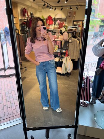 Sisterspoint Sweater || New Peva Puff || Dusty Blush