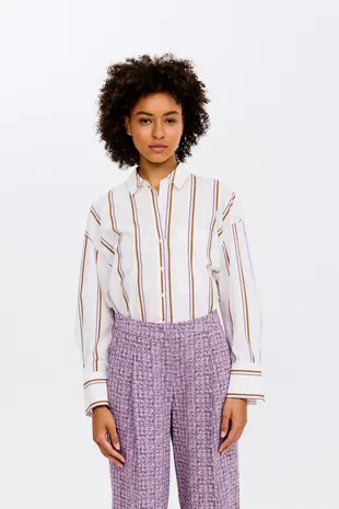 CKS Blouse || Standing || Stipe multi