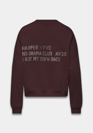 Harper & Yve Sweater || Rhinestone sw || Dark Fudge