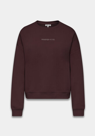 Harper & Yve Sweater || Rhinestone sw || Dark Fudge