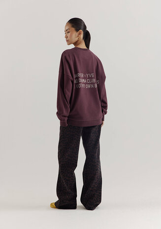 Harper & Yve Sweater || Rhinestone sw || Dark Fudge