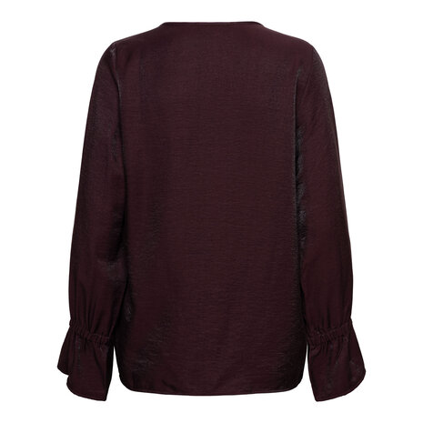 &Co women Blouse || Melina || Aubergine &Co women Blouse || Melina || Aubergine