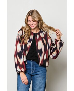 &Co women Jack || Diede Faded Big || Wine red Multi &Co women Jack || Diede Faded Big || Wine red Multi