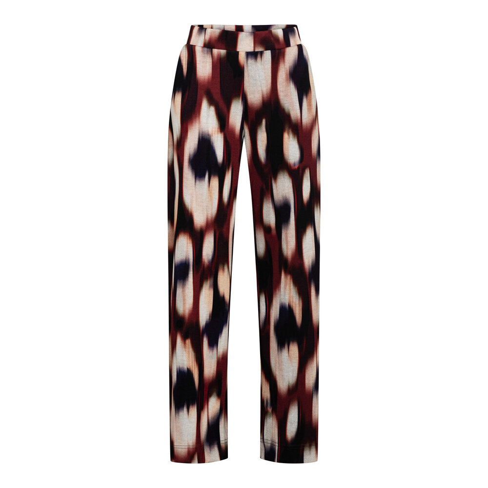&Co women Pantalon || Dawn Faded Big || Wine Red Multi