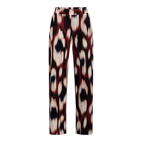 &Co women Pantalon || Dawn Faded Big || Wine Red Multi