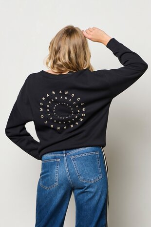 &Co women Sweater || Silya || Black