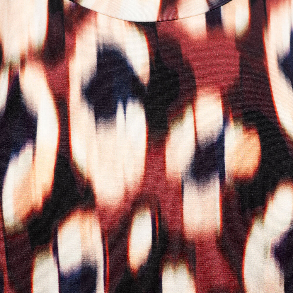 &Co women Top || Venna faded || Wine Red Multi