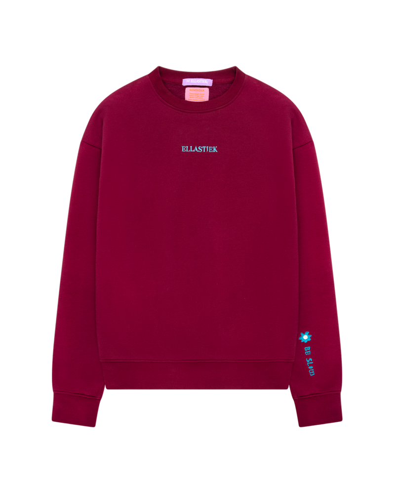 Ellastiek Amsterdam Sweater ||  Victorine || Burgundy