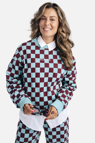 Ellastiek Amsterdam Sweater || Laura Sw || Light Blue