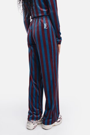 Ellastiek Amsterdam Broek || velvet Lucia pants || Streep