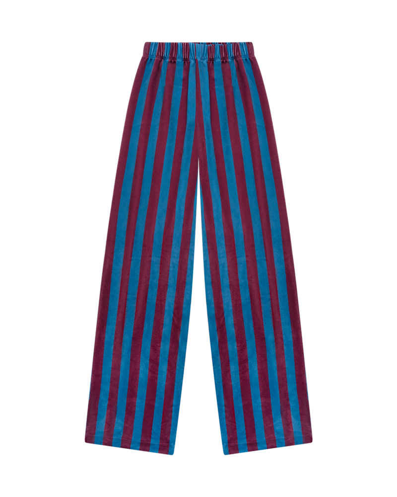 Ellastiek Amsterdam Broek || velvet Lucia pants || Streep