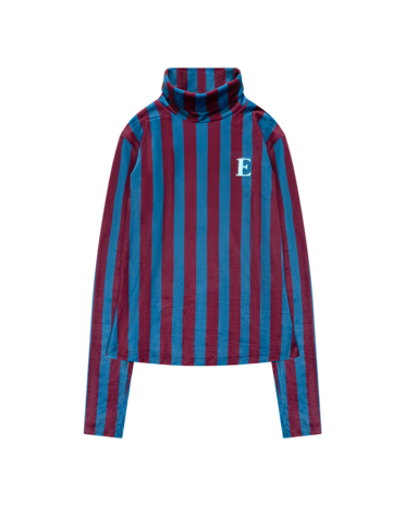 Ellastiek Amsterdam Top || Velvet Turtleneck Lucia || Streep