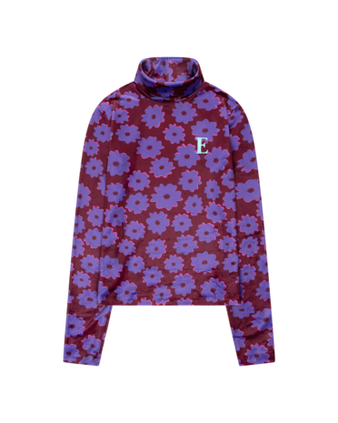 Ellastiek Amsterdam Top || Velvet Turtleneck Nina || Bloem