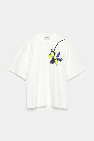 CKS T-shirt || Saria || White light