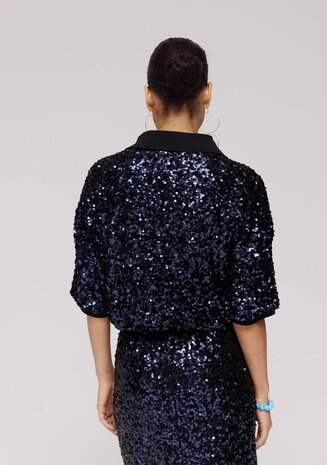 Harper & Yve Top || SANNY-SS || Nay Blue