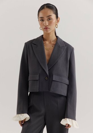 Harper & Yve Blazer || IVY  || Grey