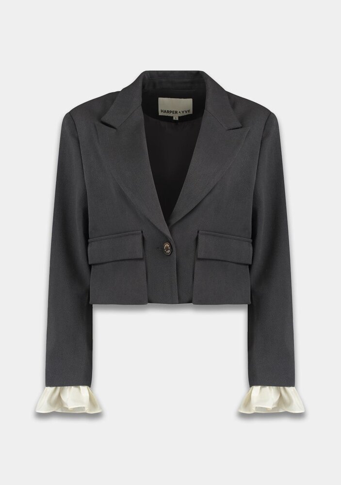 Harper & Yve Blazer || IVY  || Grey