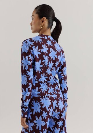 Harper & Yve Top || JEFF-LS || Blue Blossom