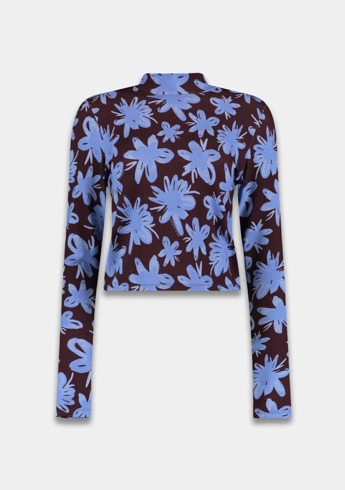 Harper & Yve Top || JEFF-LS || Blue Blossom