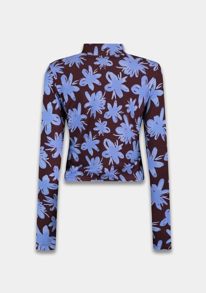 Harper & Yve Top || JEFF-LS || Blue Blossom