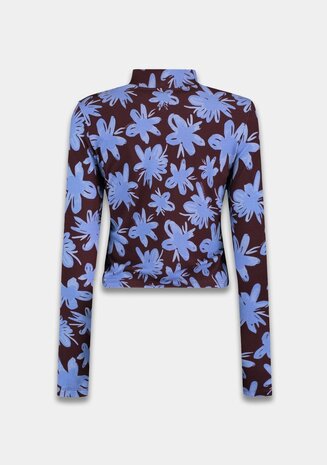 Harper & Yve Top || JEFF-LS || Blue Blossom