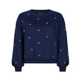YDENCE Sweater || Hearts || Navy Pink