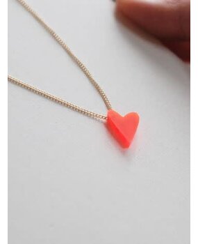 Turina Ketting || Loved by me || Fluo Red