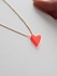 Ketting || Loved by me || Fluo Red