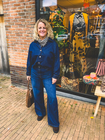 MSCH Copenhagen Blouse || Adna Alena || Dark Blue Wash