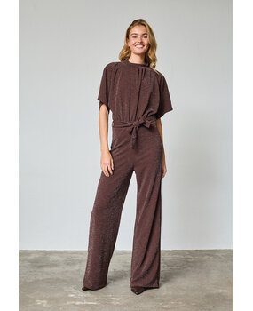 Sisterspoint Jumpsuit || Girl - ju || Chocolade / silver
