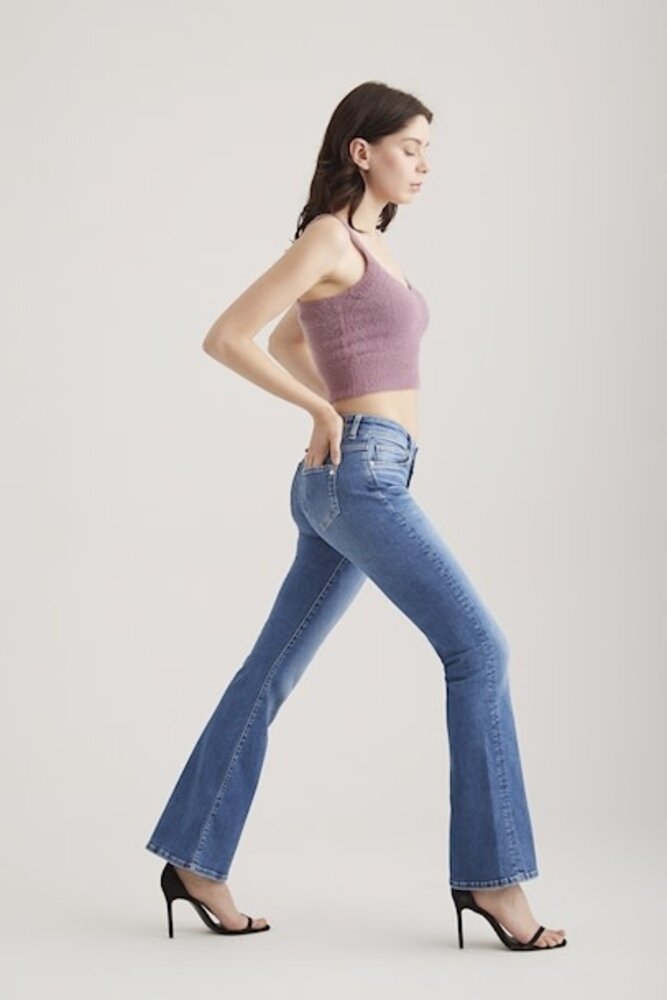 C.O.J Flared jeans ||  Laura || Medium Blue