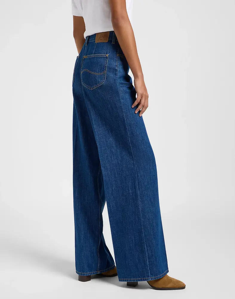 LEE Wide Leg Jeans || Stella | Dark Eton LEE Wide Leg Jeans || Stella | Dark Eton