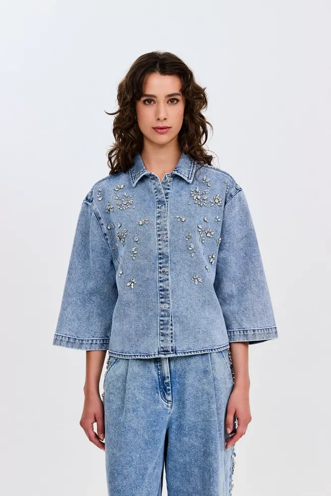 CKS Jeans blouse || Selie || Blue Medium