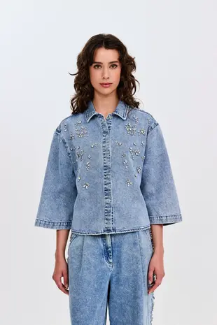 CKS Jeans blouse || Selie || Blue Medium