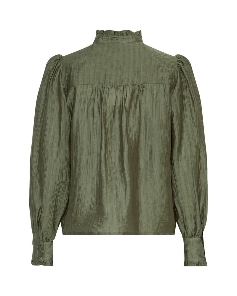 MSCH Copenhagen Blouse || Femine shirt || Olivine