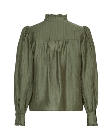 MSCH Copenhagen Blouse || Femine shirt || Olivine