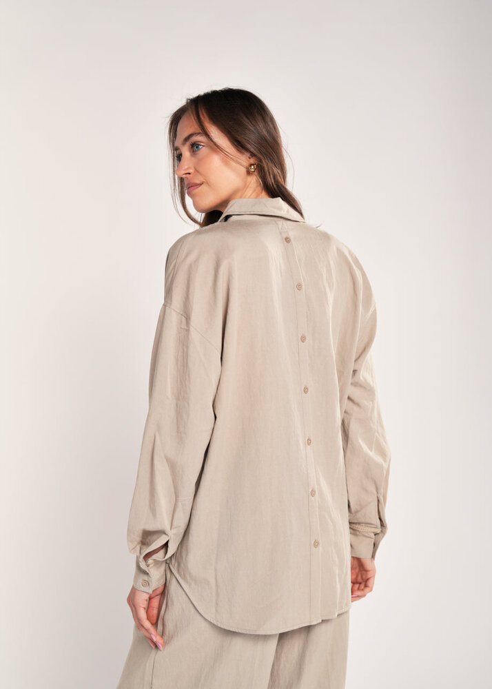 SIMPLE the Brand Blouse || Lilly || Stone