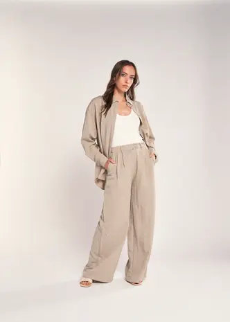 SIMPLE the Brand Blouse || Lilly || Stone