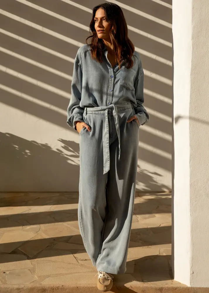 SIMPLE the Brand Pantalon || Darren || Sun Faded Blue