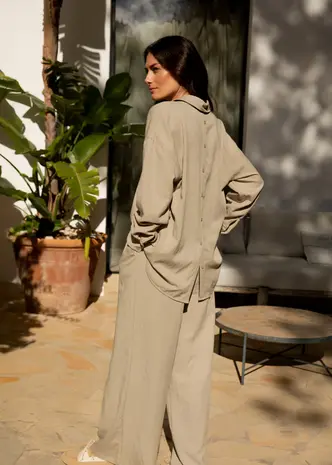 SIMPLE the Brand Pantalon || Iris ||  Stone