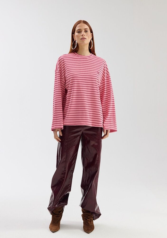 Harper & Yve Top || Tommy LS || Vintage Pink