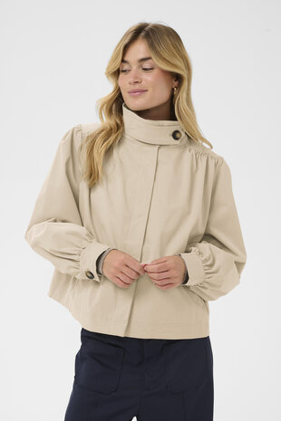Saint Tropez Jas || Olina Short Jacket || Oxford Tan