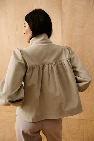 Saint Tropez Jas || Olina Short Jacket || Oxford Tan