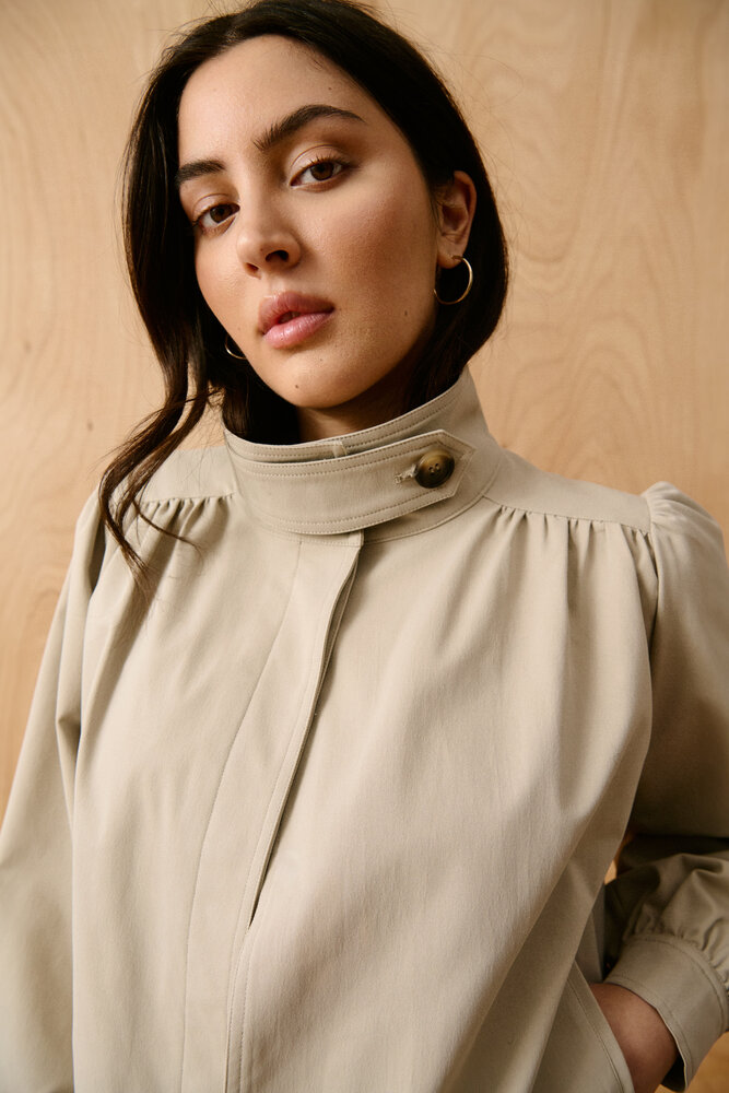 Saint Tropez Jas || Olina Short Jacket || Oxford Tan